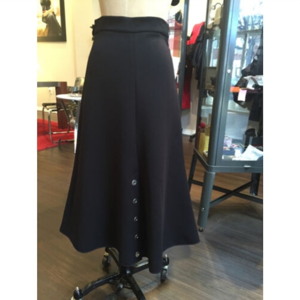 Balenciaga Black 2014 Runway A-line Skirt